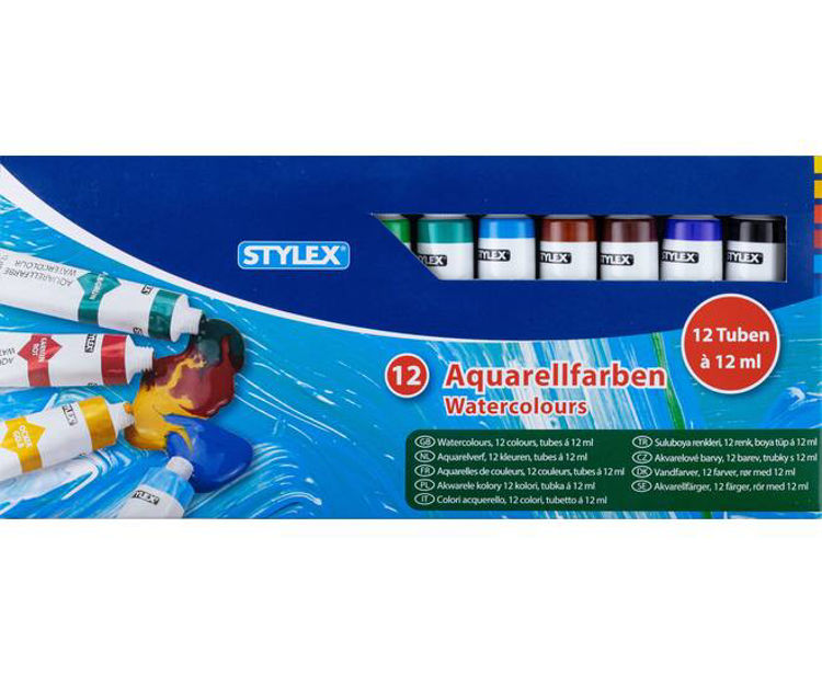 Picture of 6502-Watercolours, 12 tubes 12 ml